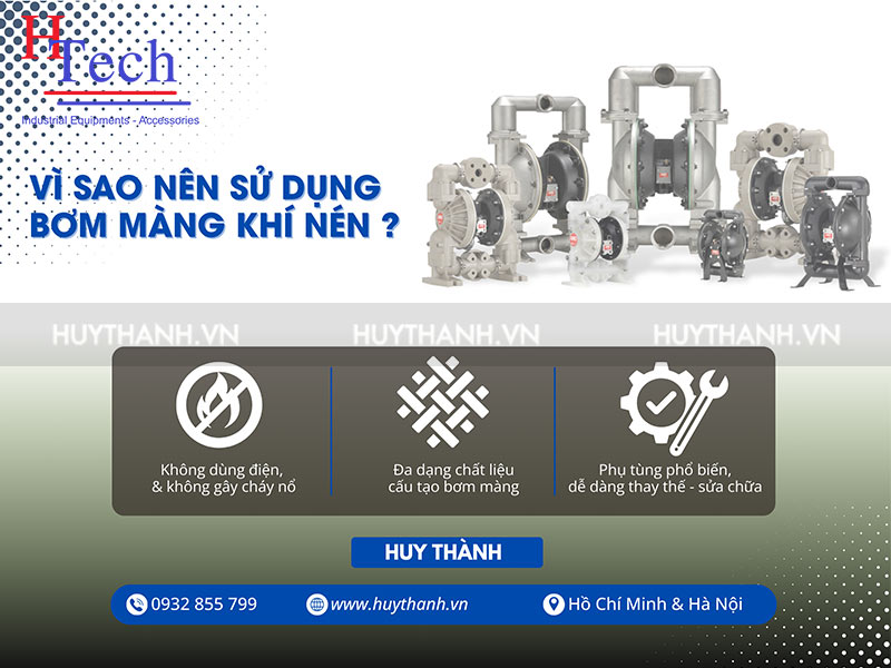 Báo Giá Bơm Màng Khí Nén Mới Nhất 2025