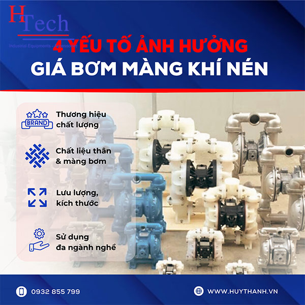 Báo Giá Bơm Màng Khí Nén Mới Nhất 2025