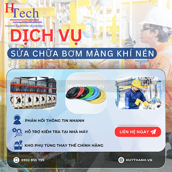 Dịch Vụ Sửa Chữa Bơm Màng Khí Nén Chuyên Nghiệp Tại HCM, Hà Nội
