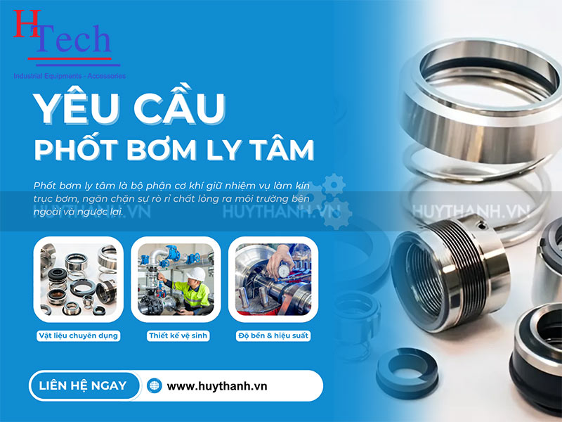 báo giá phốt bơm ly tâm thực phẩm