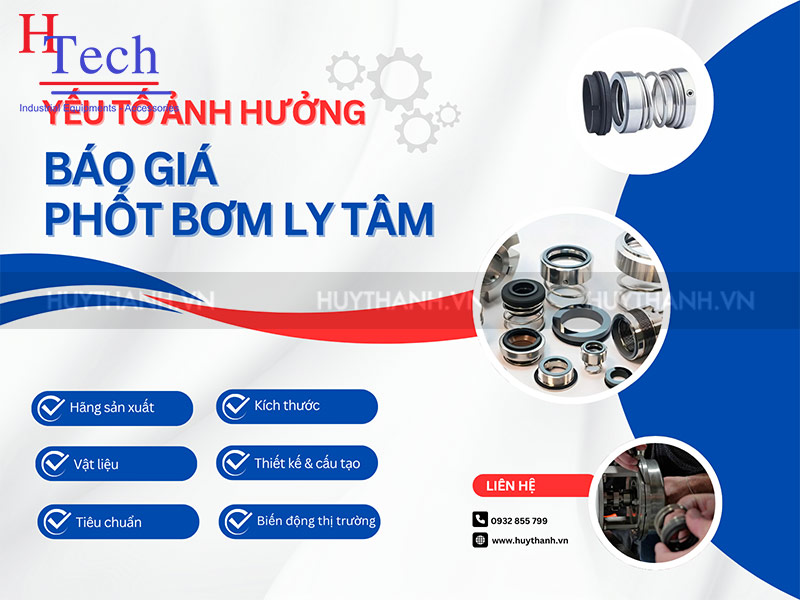 báo giá phốt bơm ly tâm thực phẩm