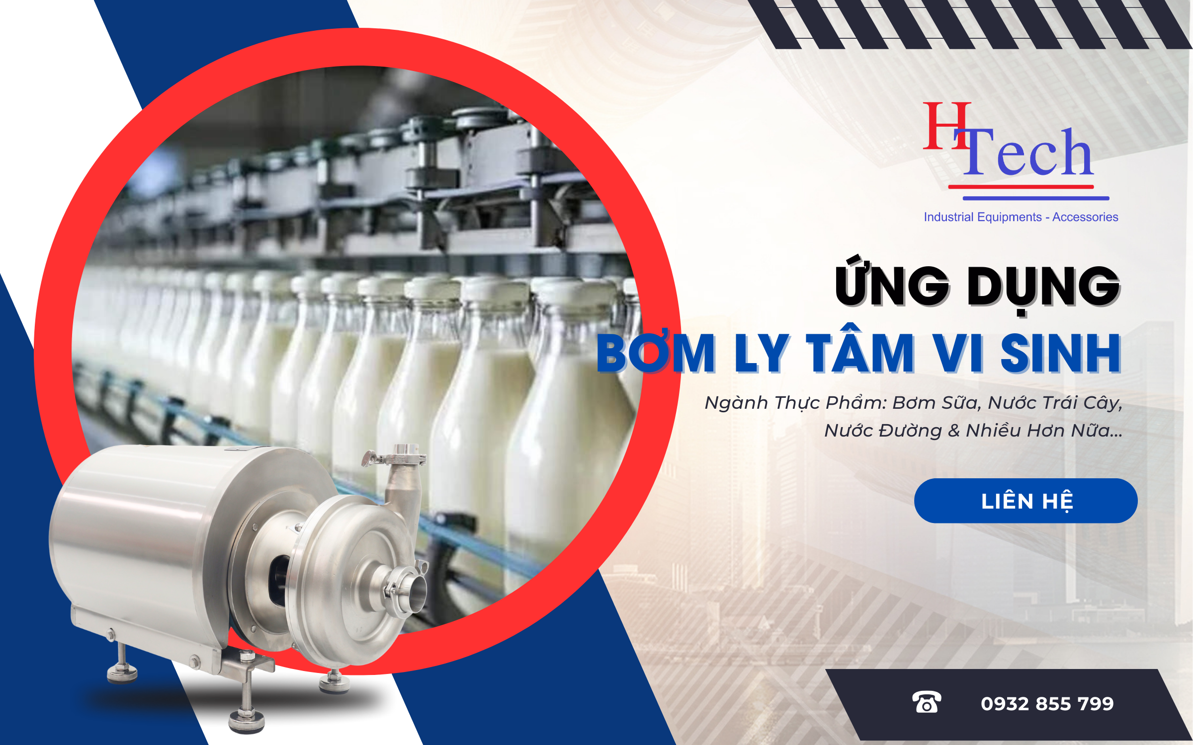 Ứng Dụng Bơm Ly Tâm Vi Sinh Trong Ngành Thực Phẩm: Bơm Sữa, Nước Trái Cây, Nước Đường Và Nhiều Hơn Nữa